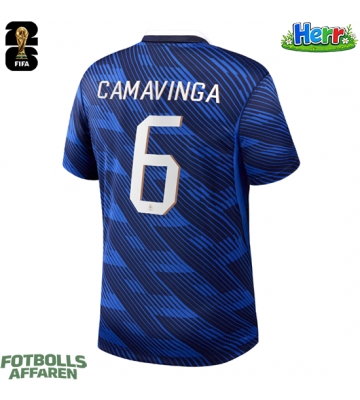 Frankrike Eduardo Camavinga #6 Hemmatröja VM 2026 Kortärmad